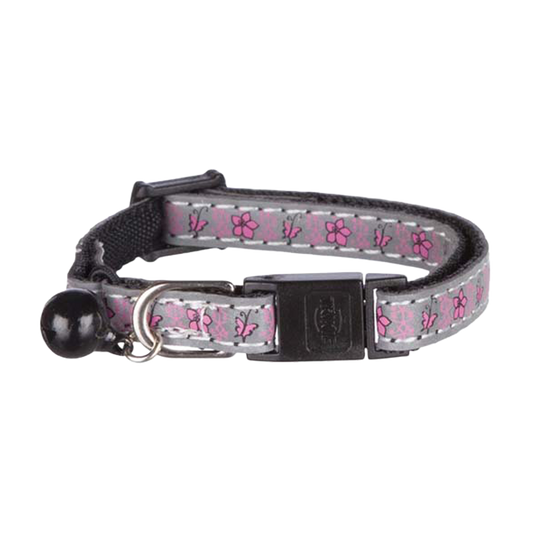 Junior Halsband Blommotiv Reflex Snabblås Bjällra Nylon