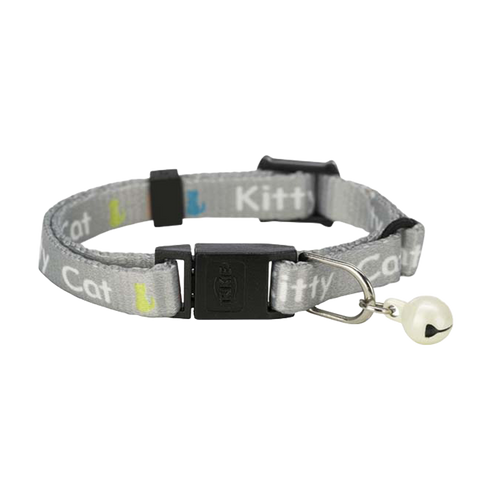 Junior Halsband Kitty Cat Snabblås Bjällra Resår Nylon