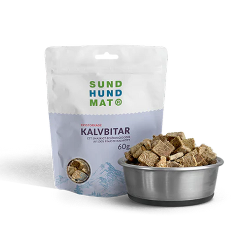 Frystorkade Kalvbitar - 60 G