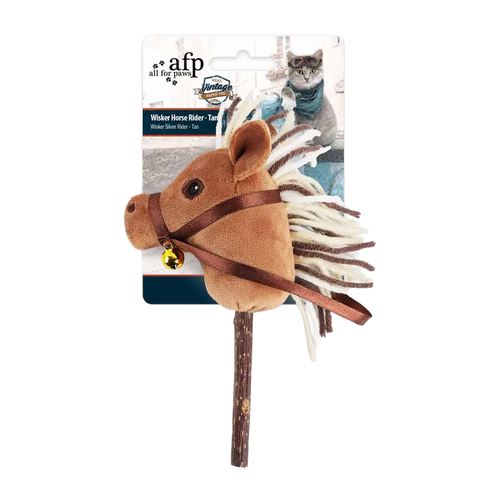 Kattleksak Hobby Horse Silver Rider Tan