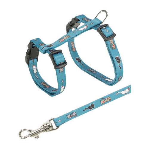 Junior Kattsele+koppel 21 - 33 CM