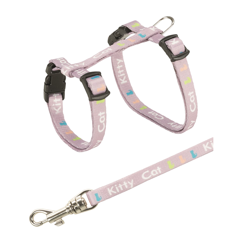 Junior Kattsele+koppel Kitty Cat 21 - 33 CM