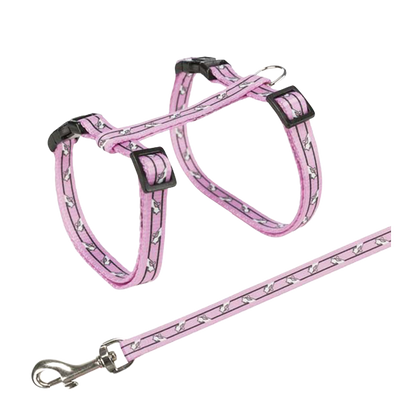 Kattsele+koppel 24 - 45 CM