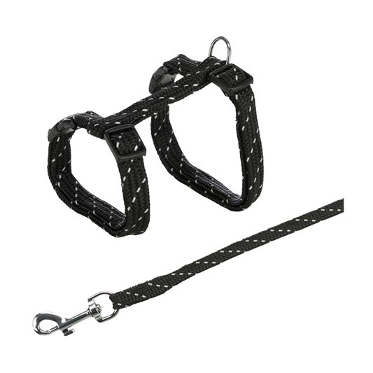 Kattsele+koppel 27 - 45 CM