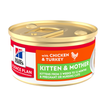Hill’s Science Plan Kitten & Mother Tender Mousse med kyckling & kalkon - 85 G