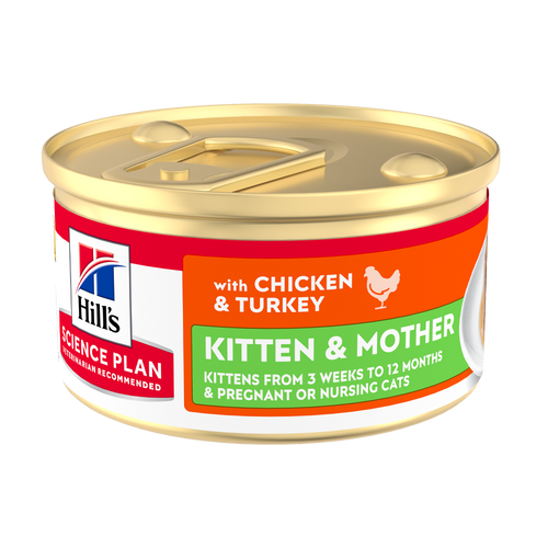 Hill’s Science Plan Kitten & Mother Tender Mousse med kyckling & kalkon - 85 G
