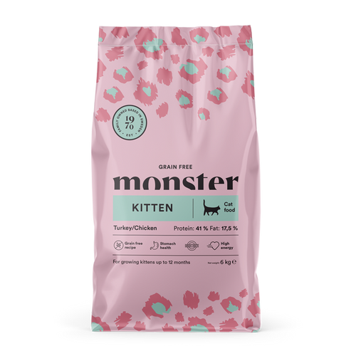 Monster Cat Gf Kitten Turkey/Chick