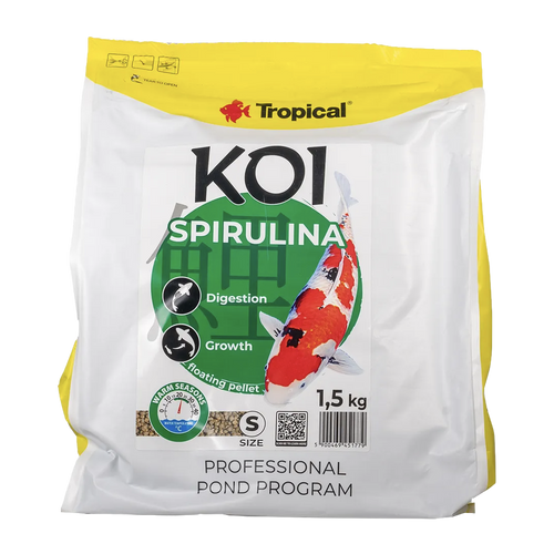 Tropical New Koi Spirulina Pellet Size S Hink - 5 L