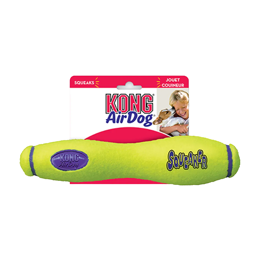 Kong Airdog Squeakair Fetch Stick med Rep L - 34x13x6.5 CM