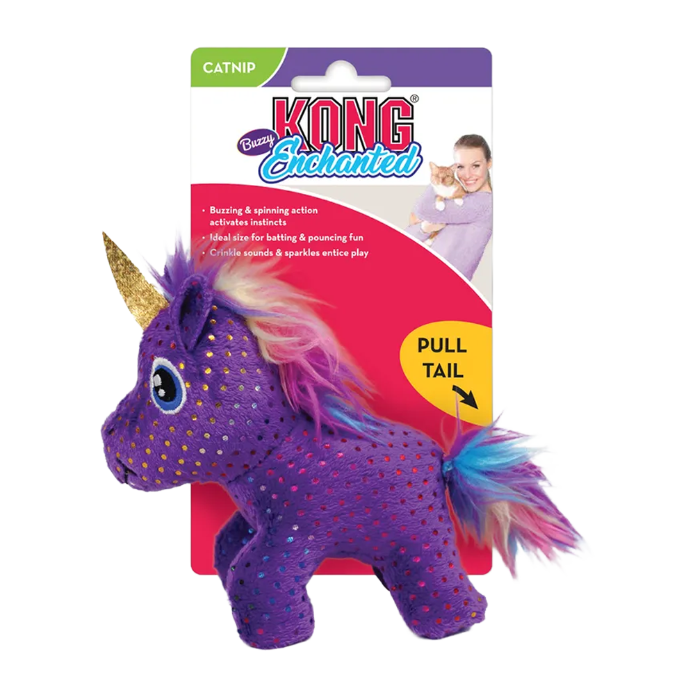 Kong Enchanted Buzzy Unicorn - 11x5x9 CM