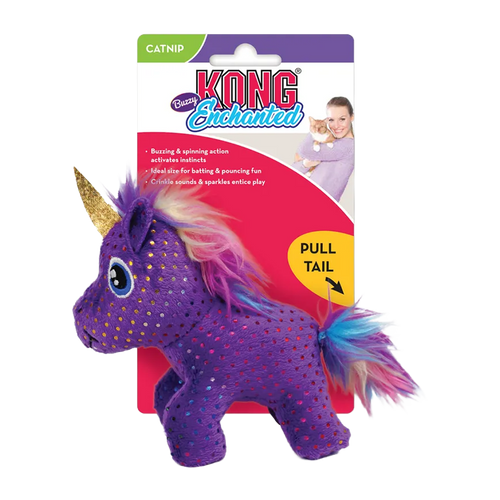 Kong Enchanted Buzzy Unicorn - 11x5x9 CM