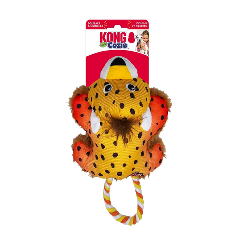 Kong Cozie Tuggz Cheetah S/M - 26x15x9,5 CM
