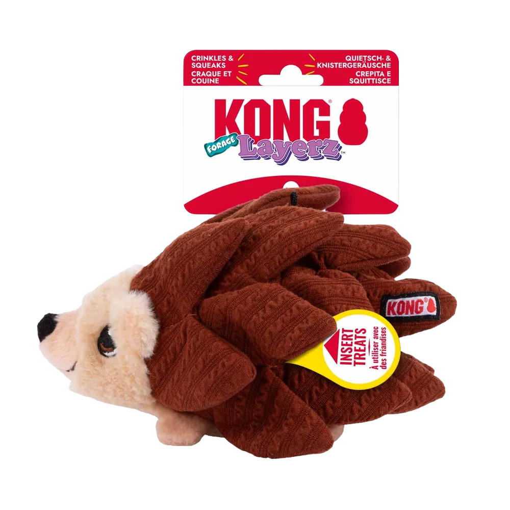 Kong Layerz Forage Hedgehog - 10x15,5x20,5CM