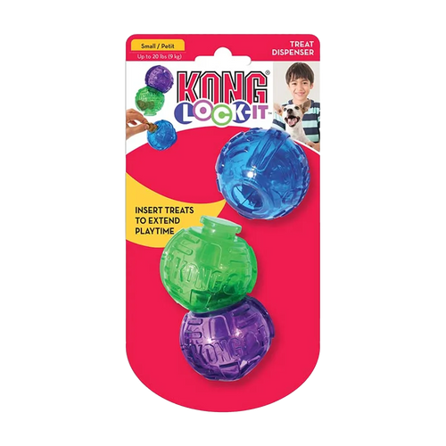 Kong Lock It Small - 3pack