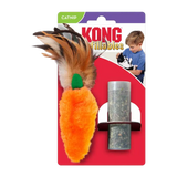 Kong Refillable Catnip Feather Top Carrot - 13x6x1 CM