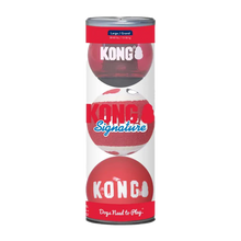 Kong Signature Balls 3 - Pack Large Mix Ö - 8,2 CM
