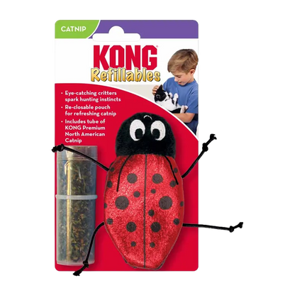 Kong Refillable Ladybug - 10x6,5x2 CM