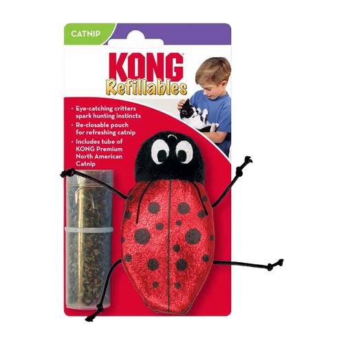 Kong Refillable Ladybug - 10x6,5x2 CM