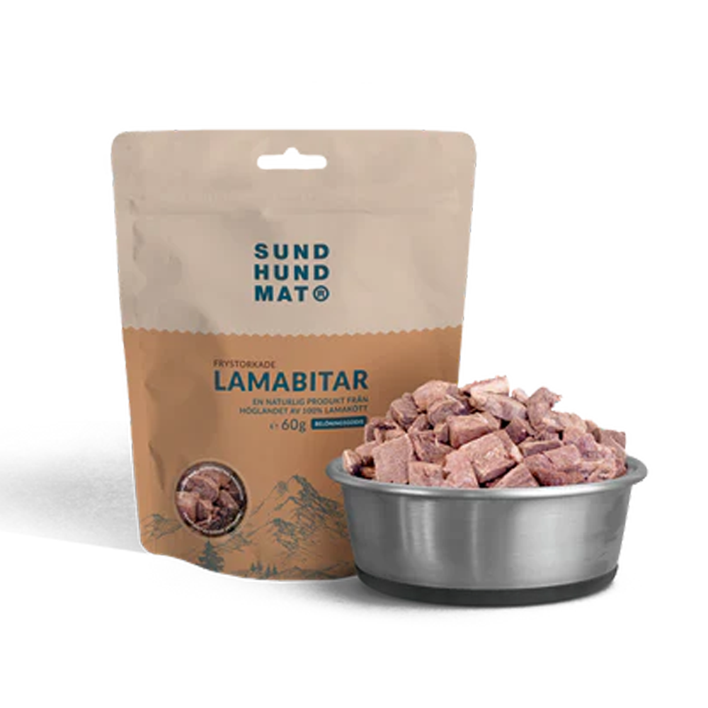 Frystorkade Lamabitar - 60 G