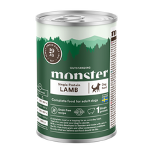 Monster Dog Adult Single Lamb Burk - 400 G