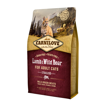 Carnilove Lamb & Wld Boar Adult Sterilised | Endast 89 kr! - Zoogiganten