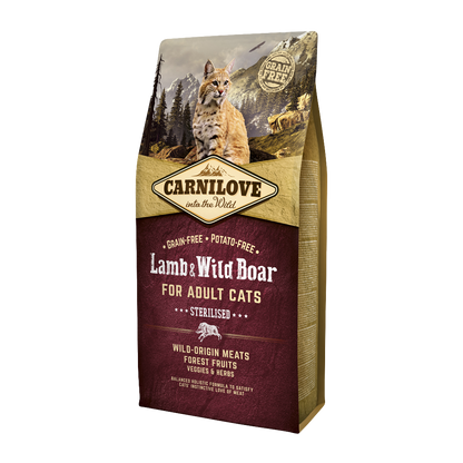 Carnilove Lamb & Wld Boar Adult Sterilised | Endast 89 kr! - Zoogiganten