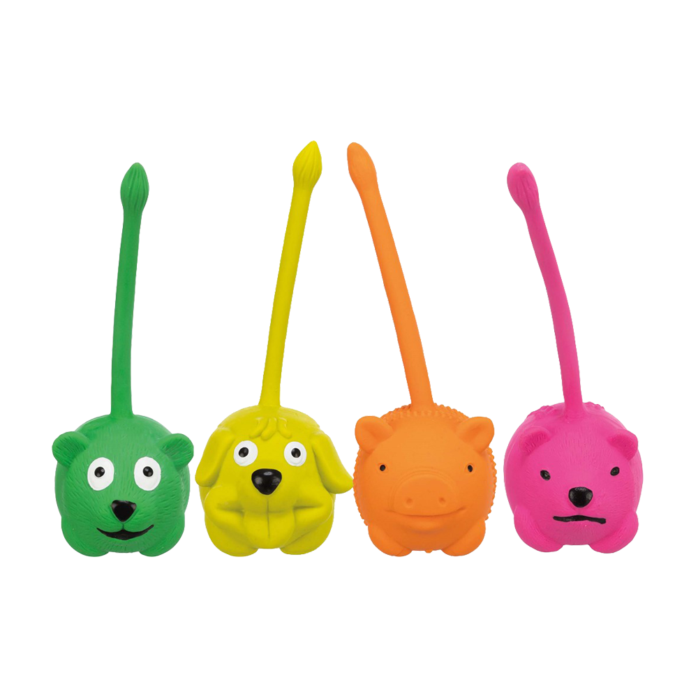 Latexdjur med Svans- 6 CM