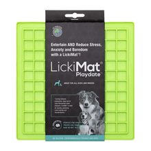 Hundskål Lickimat Playdate Grön - 20x20 CM