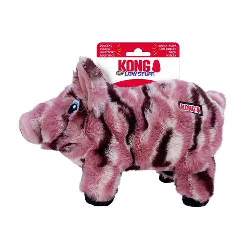 Kong Low Stuff Stripes Pig - 16,5x26,5x7,5 CM