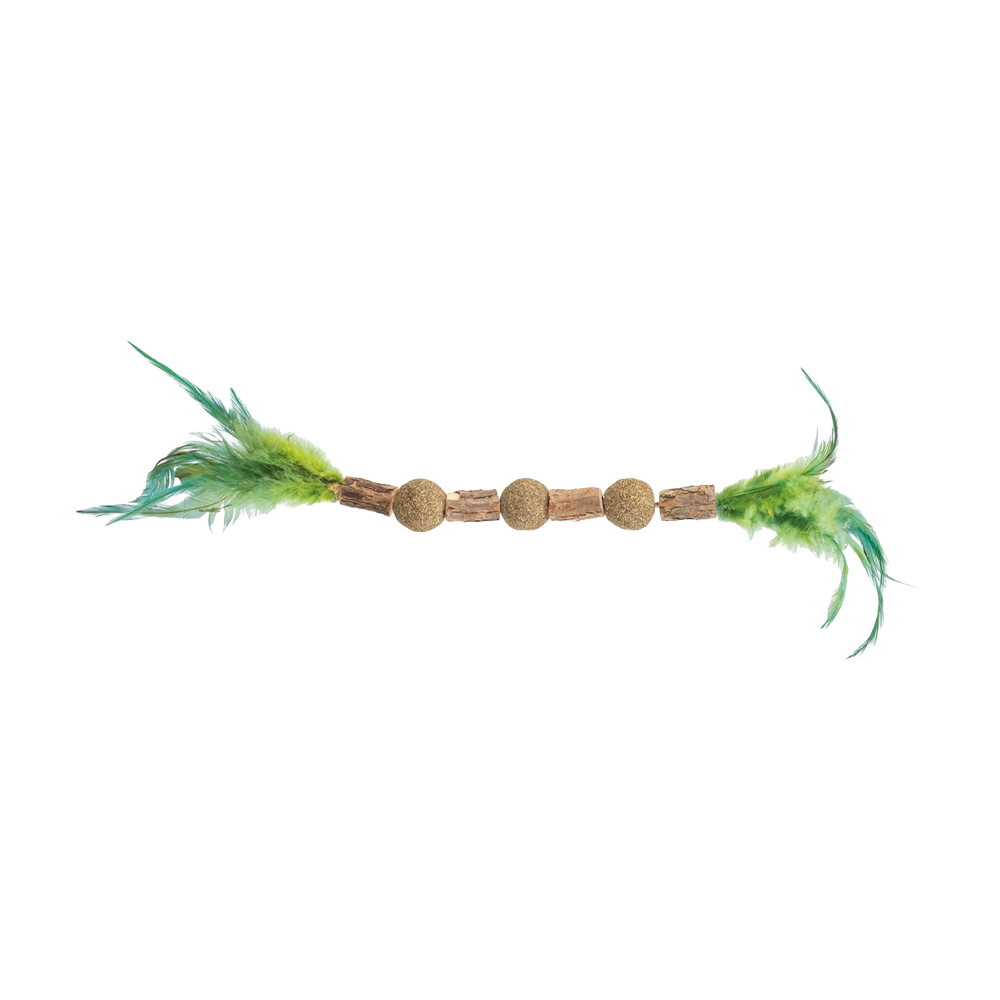 Matatabi Lekkedja med Catnipkulor - 38 CM