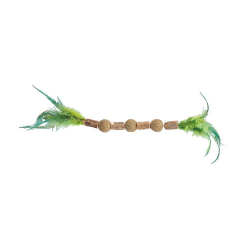 Matatabi Lekkedja med Catnipkulor - 38 CM