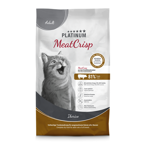 Platinum Cat MeatCrisp Adult Iberico - 1,5 kg