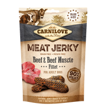 Carnilove Jerky Nötkött & Nötköttsfilé – 100 G