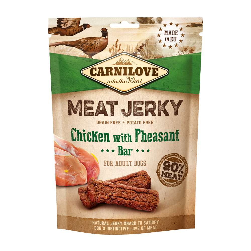 Carnilove Jerky Kyckling & Fasan Bar – 100 G