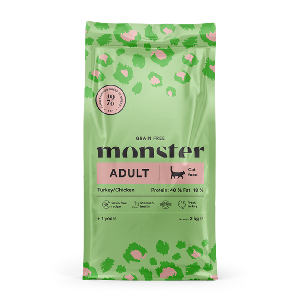 Monster Cat Gf Adult Turkey/Chick
