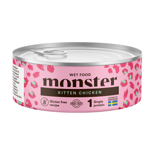 Monster Cat Kitten Chicken Burk - 100 G