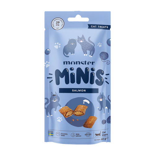 Monster Cat Minis Treats Salmon - 60 G