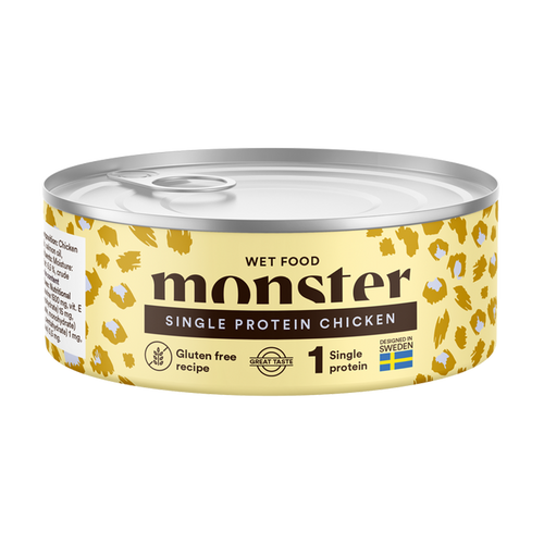 Monster Cat Adult Single Chicken Burk - 100 G