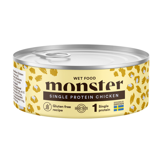 Monster Cat Adult Single Chicken Burk - 100 G