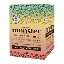Monster Cat Pouches multipack Meat Lover 85 g (8-pack)