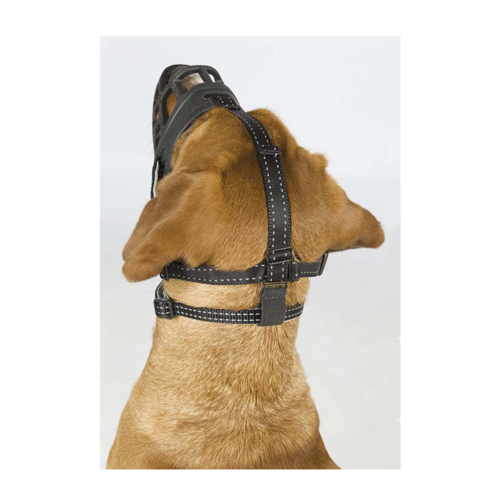 Munkorg Muzzle Flex Silikon Svart