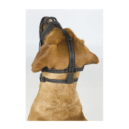 Munkorg Muzzle Flex Silikon Svart