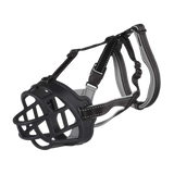 Munkorg Muzzle Flex Silikon Svart