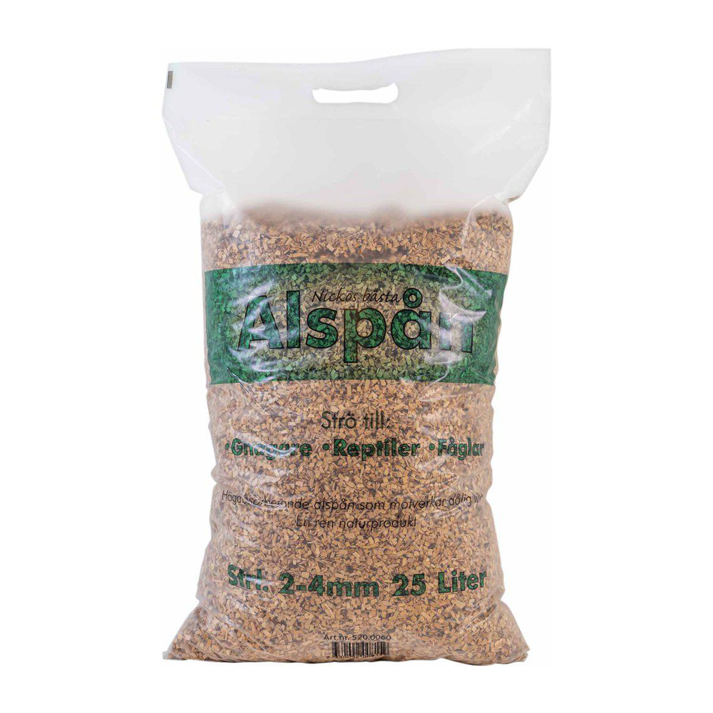 Alspån Nickos 2 - 4 MM, 25 L