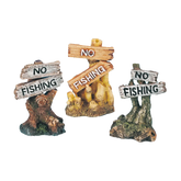 No Fishing Mix Skylt - 8 CM | Endast 99 kr! - Zoogiganten
