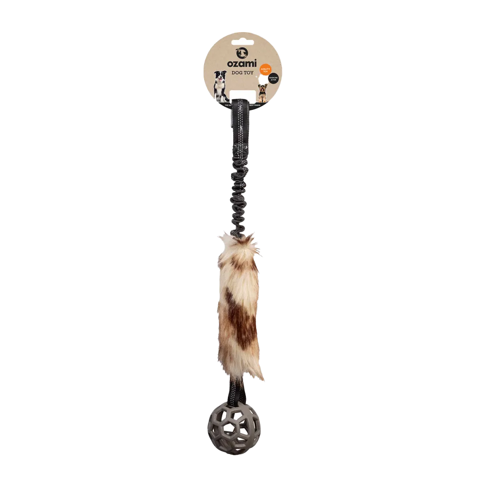 Hundleksak Play - N - Tug Fuskpäls Boll - 65 CM