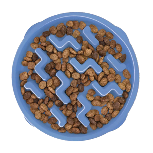 Oh Matskål Fun Feeder Slo - Bowl S Blå - 20,5x5 CM