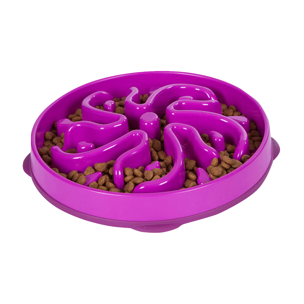 Matskål Fun Feeder Lg Lila