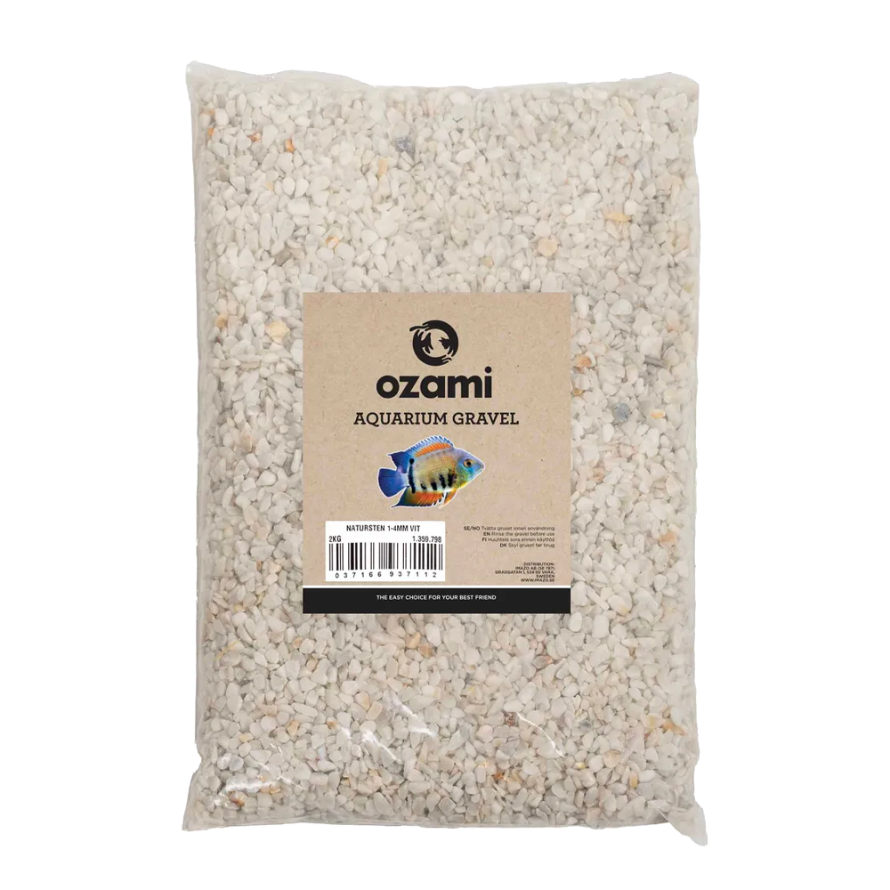 Ozami Aquarium Gravel Naturestone Vit 4mm - 2 KG