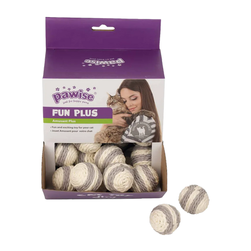 Kattleksak Box Papperboll 24st